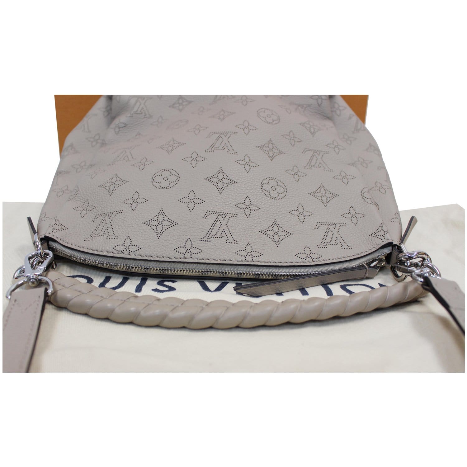 Louis Vuitton Black Monogram Mahina Babylone Chain BB Leather Pony-style  calfskin ref.1034188 - Joli Closet
