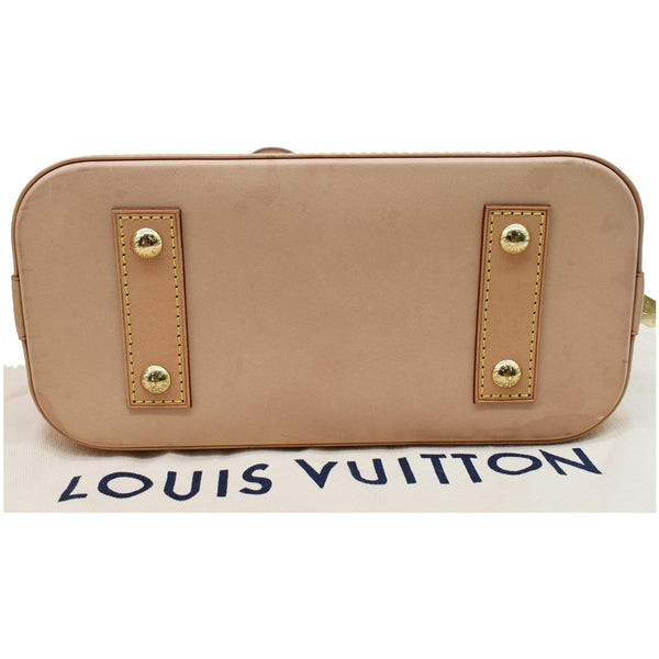 LOUIS VUITTON Alma BB Monogram Canvas Satchel Crossbody Bag Brown