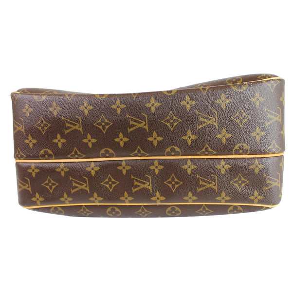 Louis Vuitton Reporter GM Monogram Canvas Shoulder Bag - flat lv logos bottom