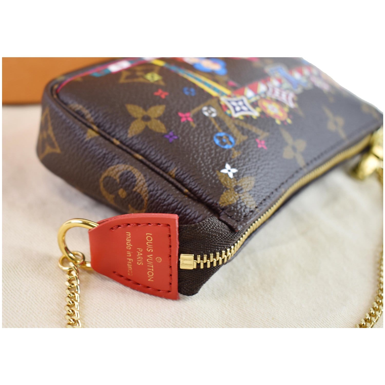 Pochette accessoire cloth mini bag Louis Vuitton Multicolour in