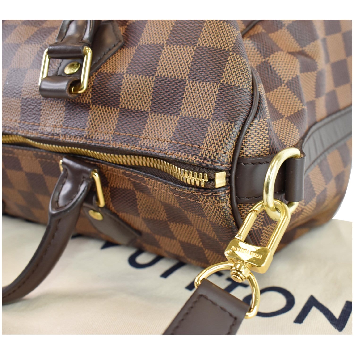 Louis Vuitton Speedy 30 Damier Ebene Shoulder Bag