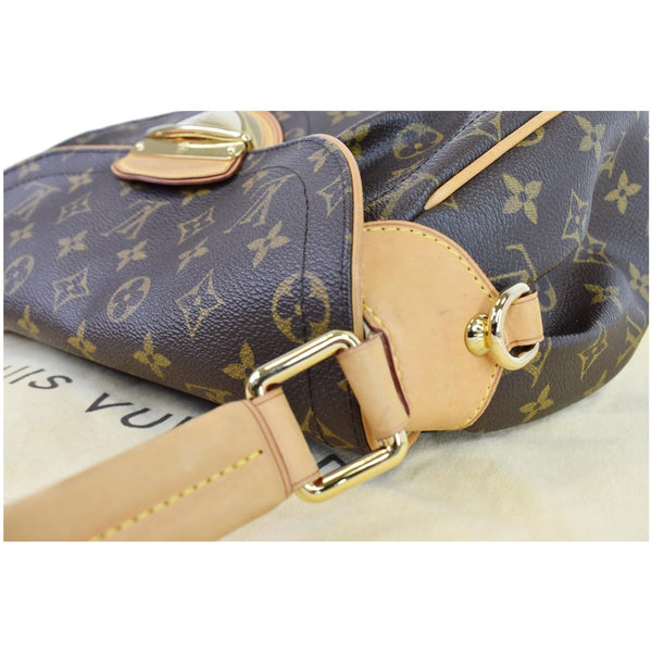 Louis Vuitton Beverly MM Monogram Canvas Shoulder Bag - side close view