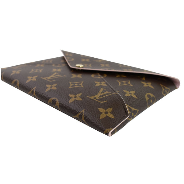 Louis Vuitton Kirigami Pochette Monogram Canvas Clutch brown