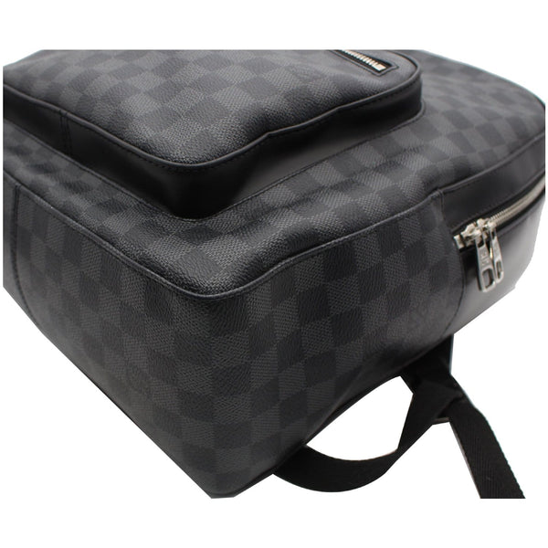 LOUIS VUITTON Josh Damier Graphite Backpack Bag Black