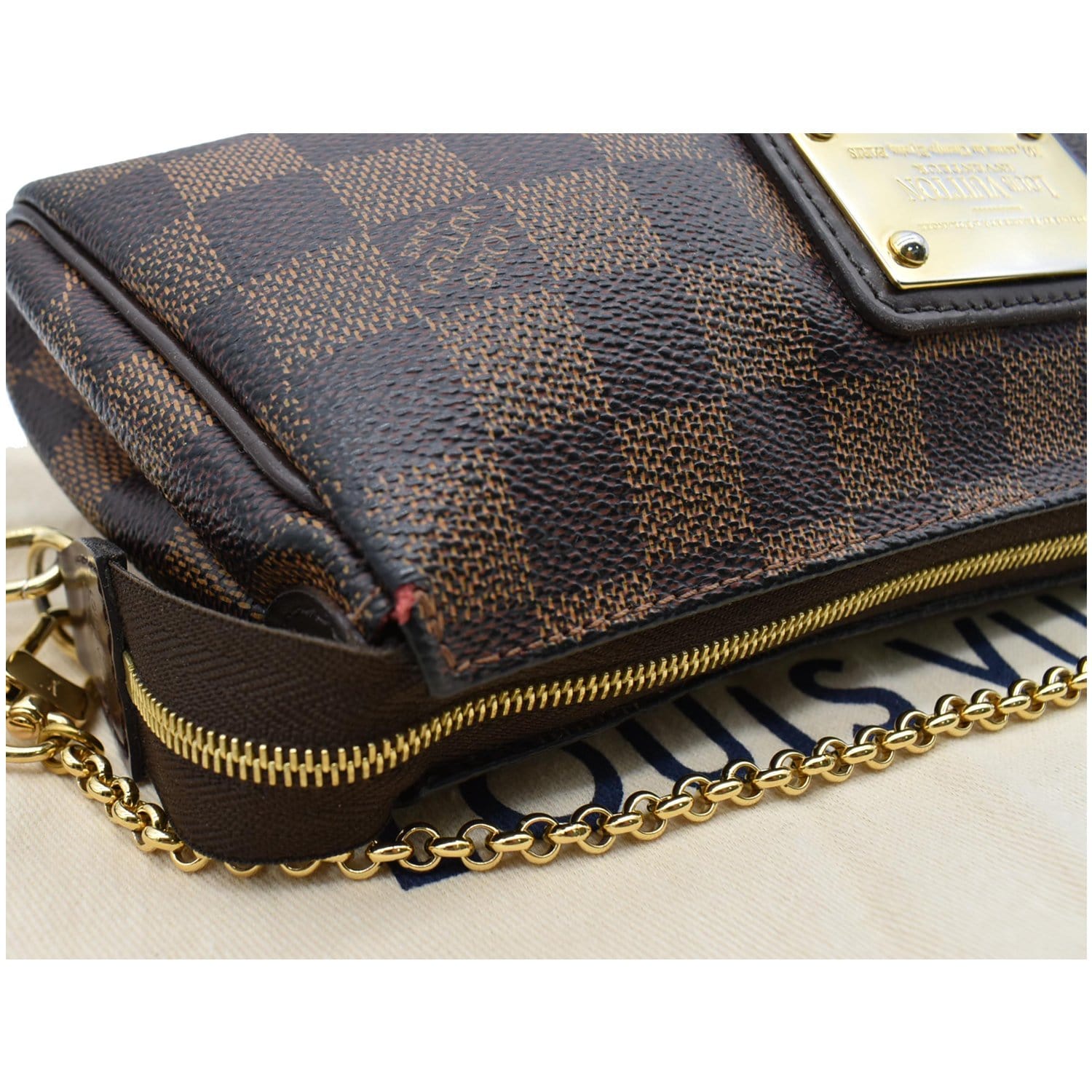 Louis Vuitton // Brown Damier Ebene Eva Crossbody Bag – VSP