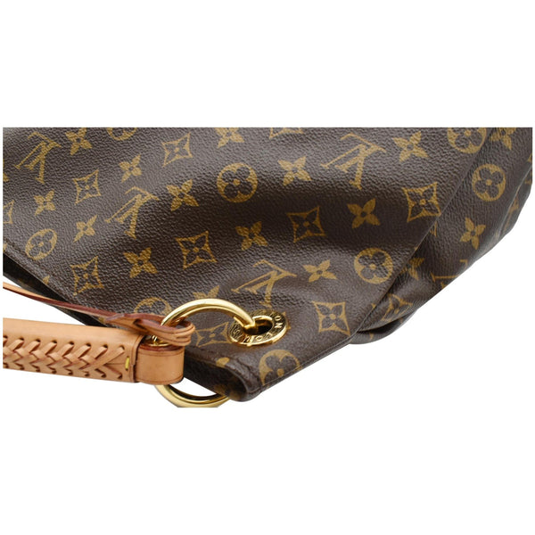 LOUIS VUITTON Artsy MM Monogram Canvas Hobo Bag Brown