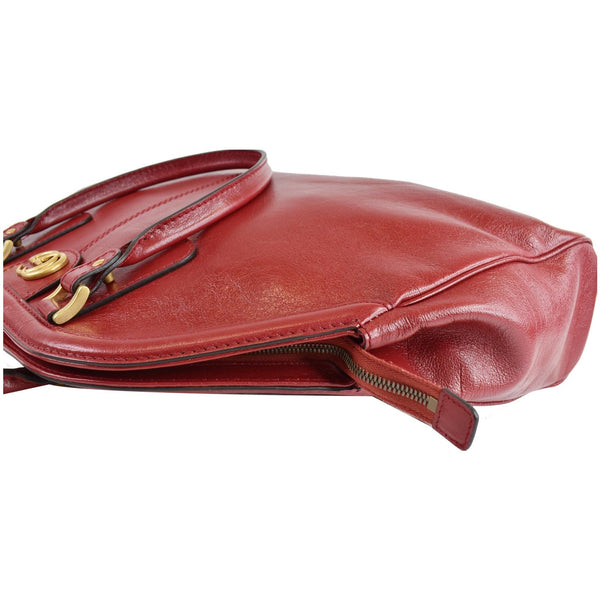 GUCCI Large Re(Belle) Calfskin Top Handle Bag Red 515937