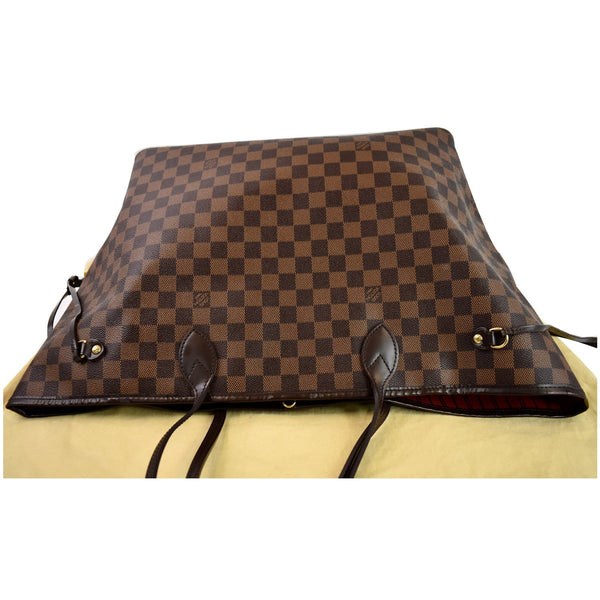 LOUIS VUITTON Neverfull GM Damier Ebene Tote Shoulder Bag Brown