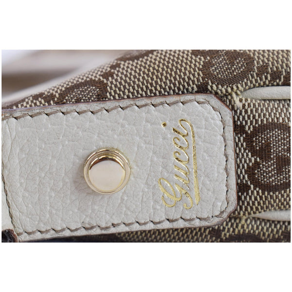 GUCCI Abbey GG Canvas D Ring GG Canvas Hobo Bag Beige 130738
