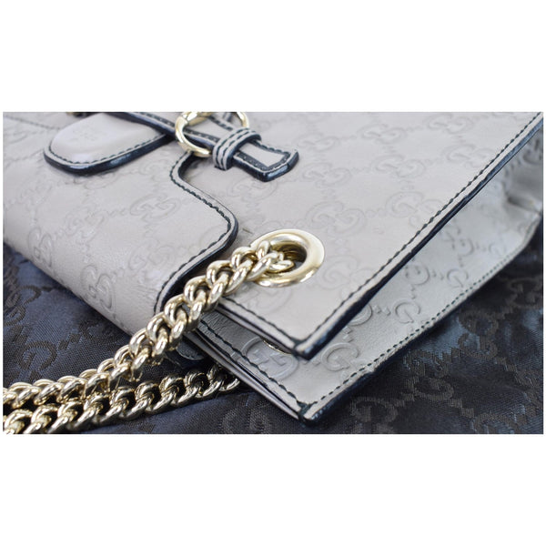Gucci Emily Guccissima Leather Chain Shoulder bag