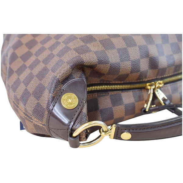 Louis Vuitton Duomo Hobo Damier Ebene Hobo Bag Brown - gold toned