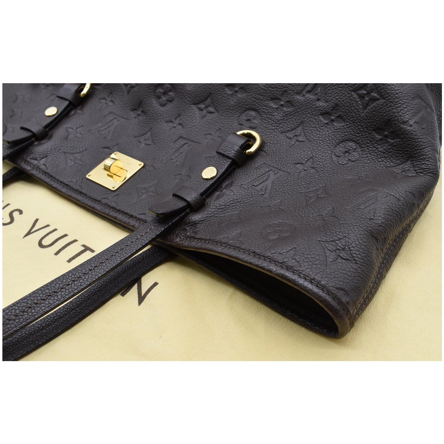 Citadine leather tote Louis Vuitton Orange in Leather - 29584719