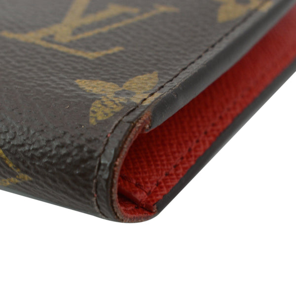 LOUIS VUITTON Adele Monogram Canvas Wallet Brown