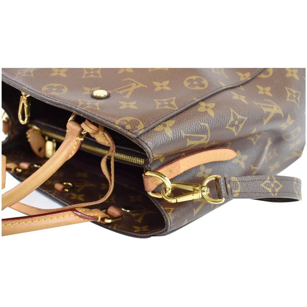 Louis Vuitton Montaigne MM Monogram Canvas Shoulder Bag - brown handbag