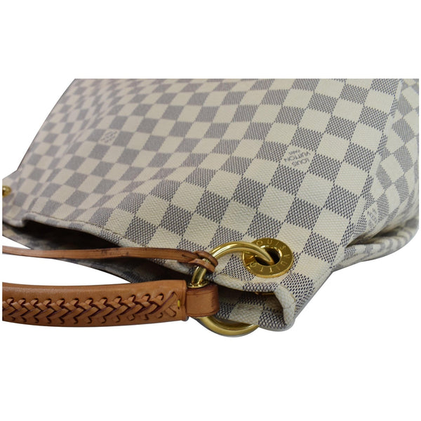 Louis Vuitton Artsy MM Damier Azur Shoulder Bag Women - close focused