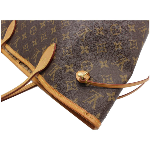 LOUIS VUITTON Neverfull MM Monogram Canvas Tote Bag Brown