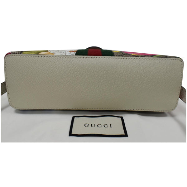 GUCCI Ophidia Flora Small Supreme Canvas Shoulder Bag Beige 499621