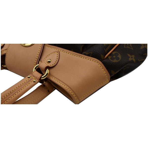 LOUIS VUITTON Boetie PM Monogram Canvas Shoulder Bag Brown
