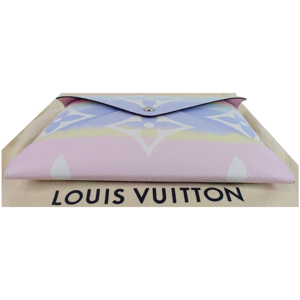 LOUIS VUITTON Kirigami Pochette Large Monogram Escale Clutch Pastel