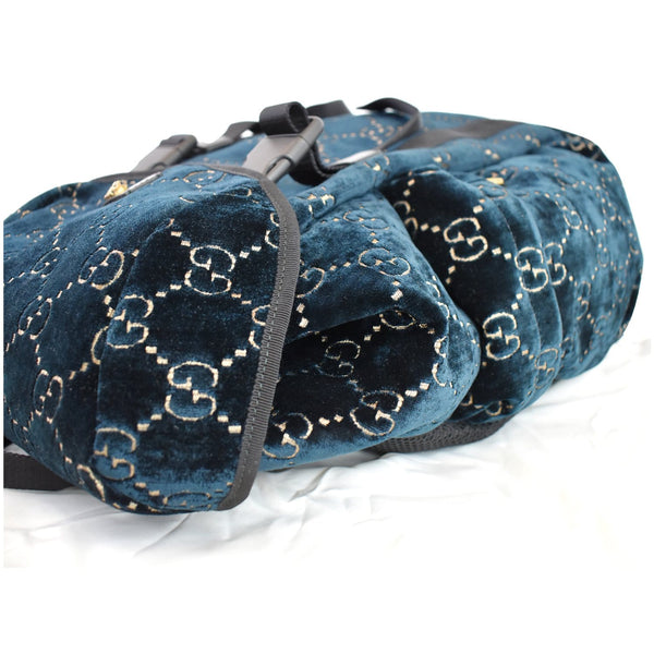 Gucci Medium GG Monogram Velvet Classic Backpack bag