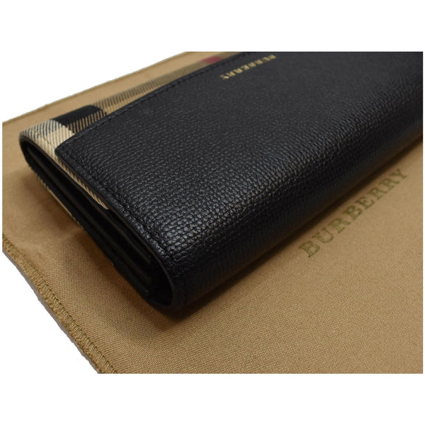 Burberry Porter Continental House Check Leather Print Wallet | DDH
