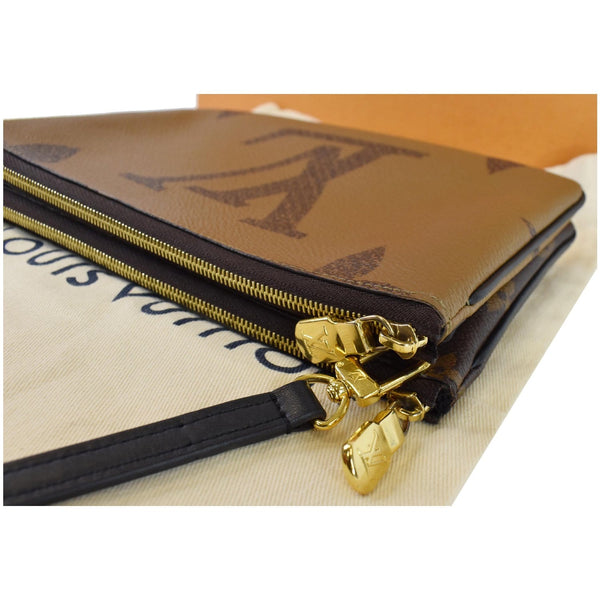 Louis Vuitton Double Zip Pochette Bag corner preview