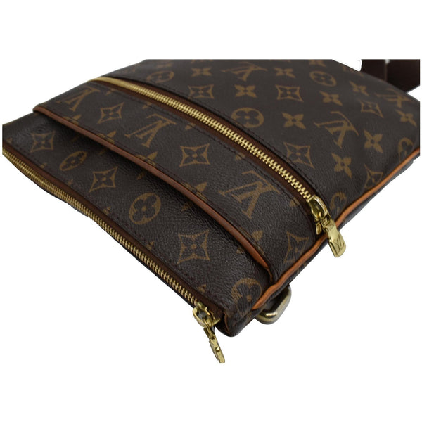 Louis Vuitton Pochette Valmy Crossbody Bag - brown exterior