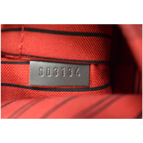 LOUIS VUITTON Neverfull MM Damier Ebene Pochette Wristlet Pouch Brown