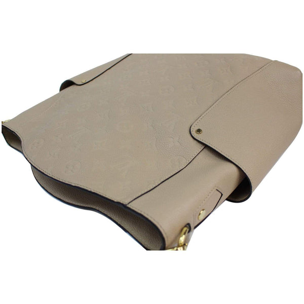 LOUIS VUITTON Bagatelle Monogram Empreinte Shoulder Bag Beige