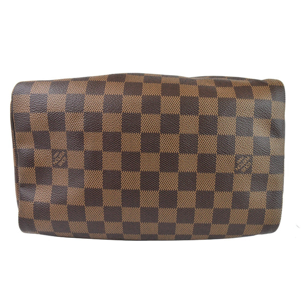 Louis Vuitton Speedy 25 Damier Ebene Satchel Bag Brown skin