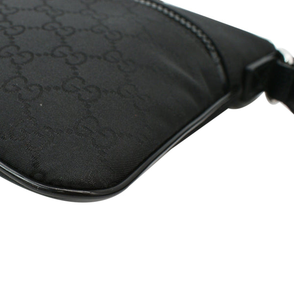 GUCCI Nylon GG Canvas Messenger Bag Black 449183