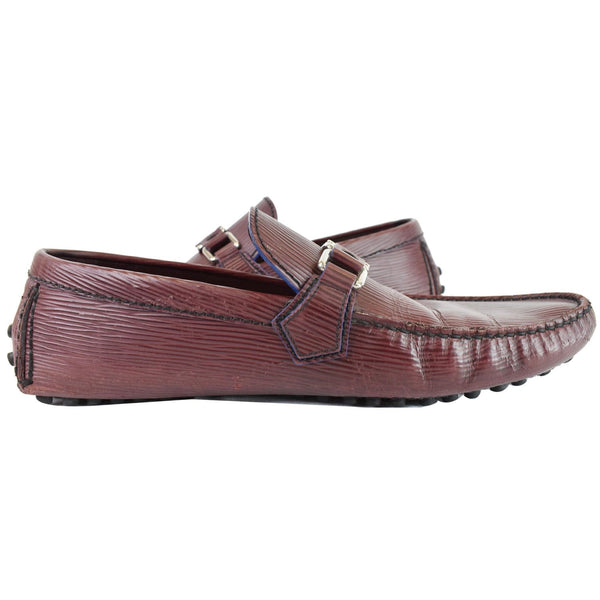 Louis Vuitton Hockenheim Moccasin Leather Loafers - side view