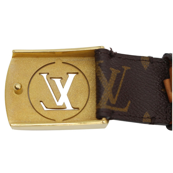 Louis Vuitton LV Cut Monogram Canvas Belt - buckle backside