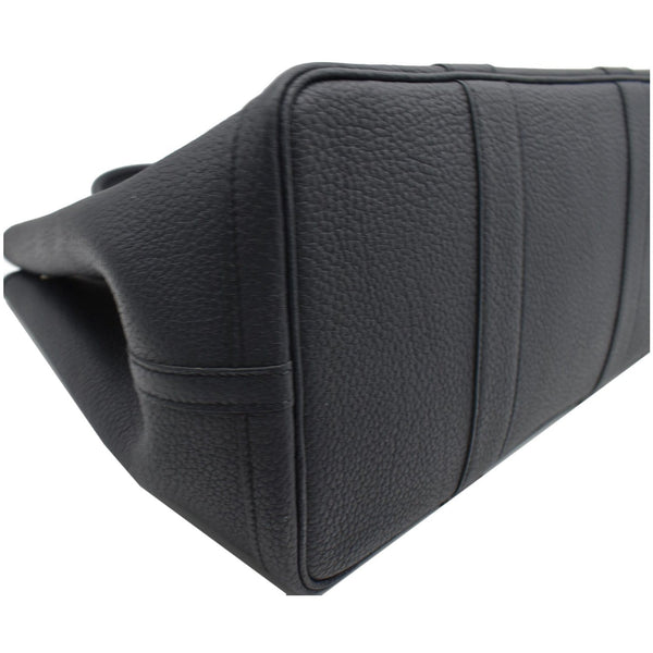 HERMES Garden Party 36 Leather Tote Bag Dark Navy