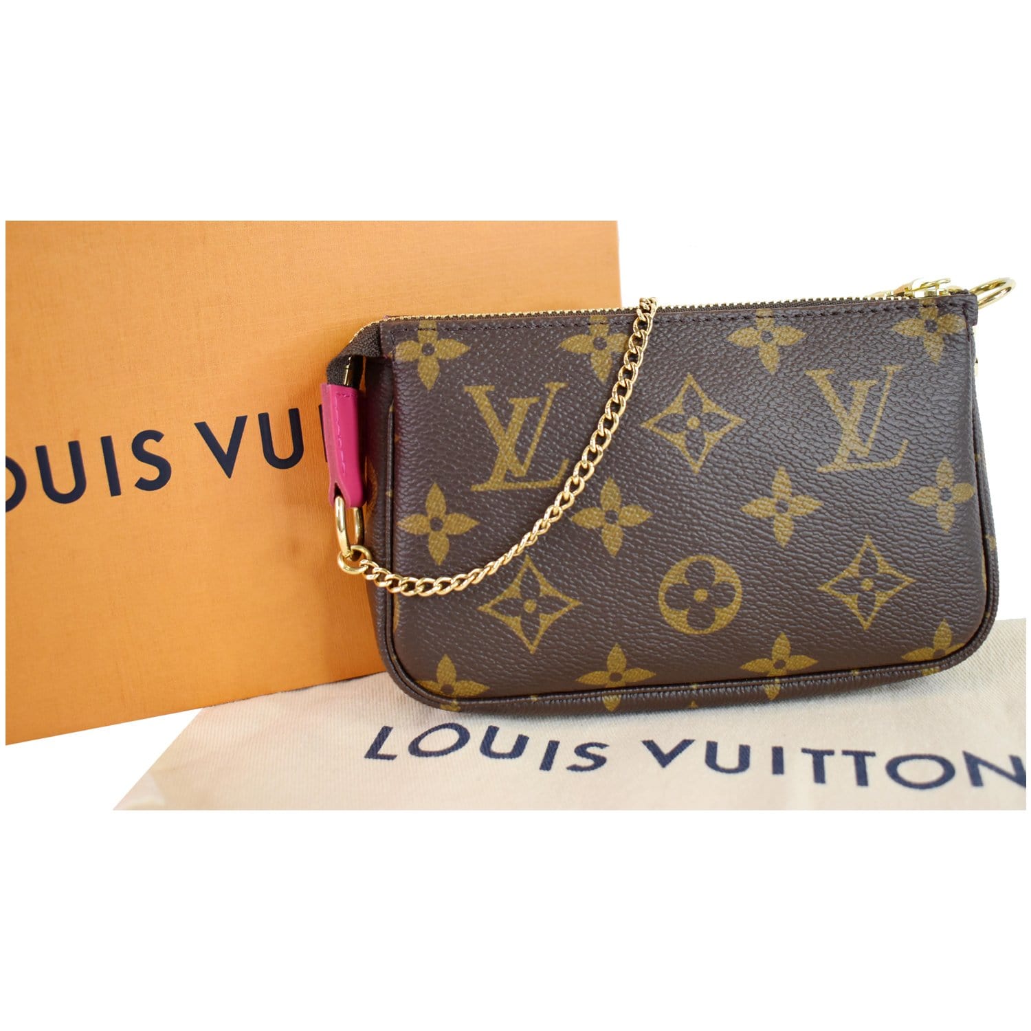 Louis Vuitton Monogram Canvas Mini Pochette Accessoires Bag Pouch