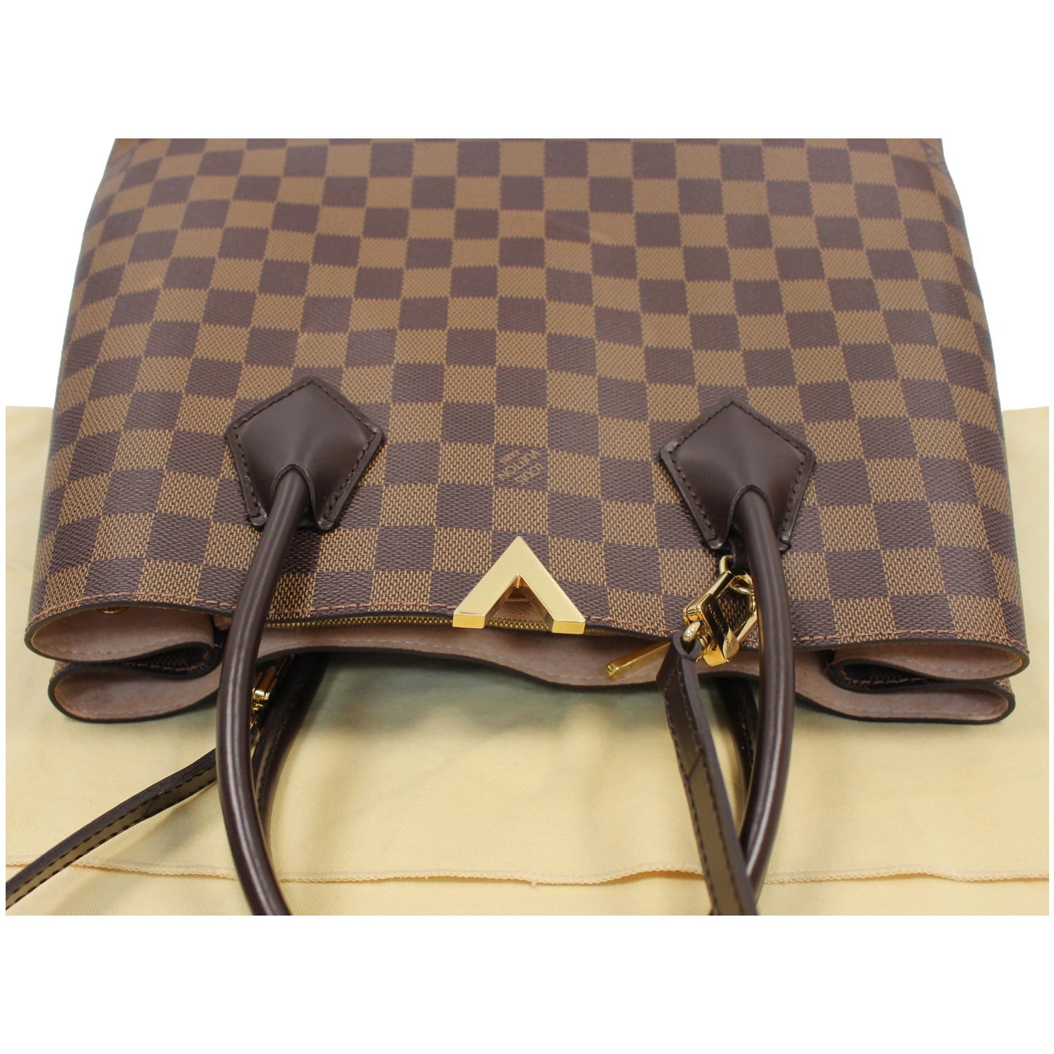 Louis Vuitton Kensington pre owned purse Brown damier, THE VALLEY CLOSET