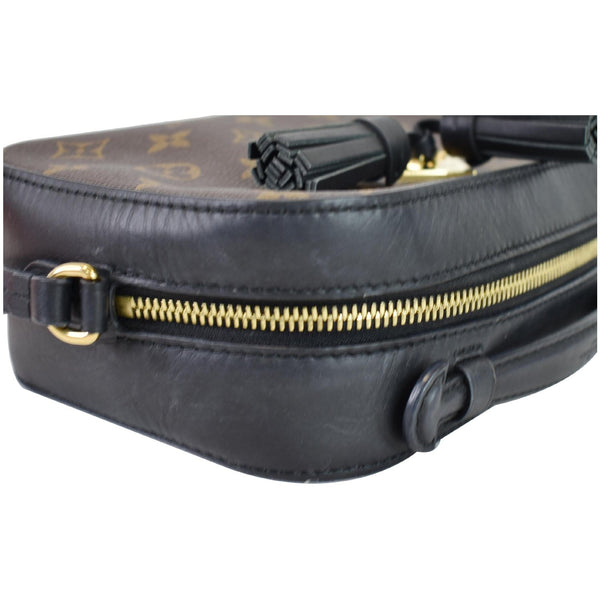 LOUIS VUITTON Saintonge Monogram Canvas Shoulder Bag Noir Black