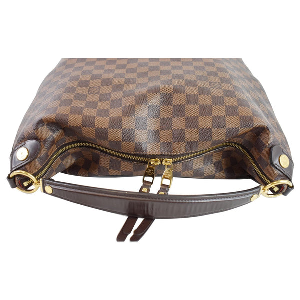 LOUIS VUITTON Duomo Hobo Damier Ebene Hobo Bag Brown