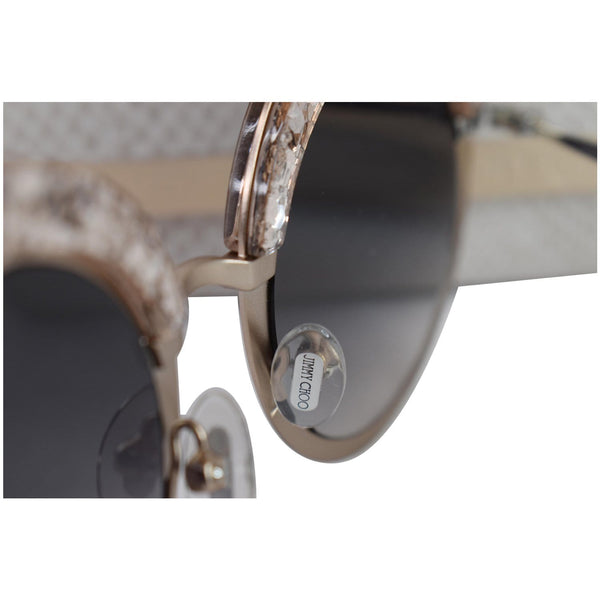 JIMMY CHOO Grey Gradient Round Sunglasses GOTHA/S 509C 50 - Final Sale