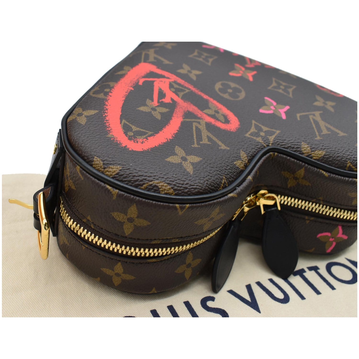 Louis Vuitton Coeur Handbag Limited Edition Game On Monogram Canvas For  Sale at 1stDibs