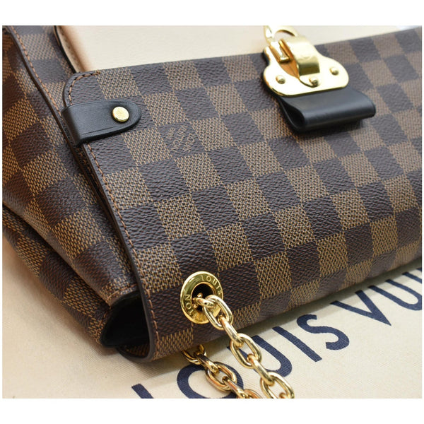LOUIS VUITTON Vavin PM Damier Ebene Crossbody Bag Brown