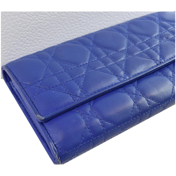 Christian Dior Cannage Lady Dior Wallet top side