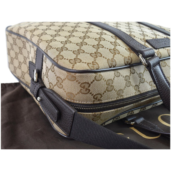 GUCCI GG Supreme Canvas Briefcase Beige 449168