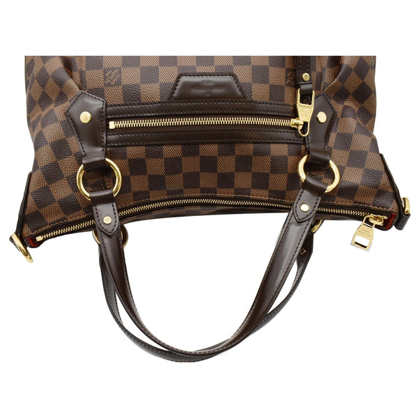 Louis Vuitton Evora MM Damier Ebene Shoulder Bag