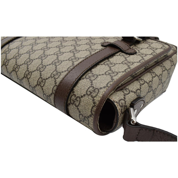 GUCCI GG Supreme Canvas Messenger Bag Beige 658542