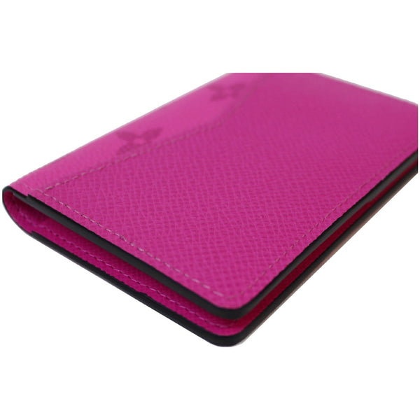 Louis Vuitton Monogram Taiga Leather Pocket Organizer - fuchsia exterior | DDH