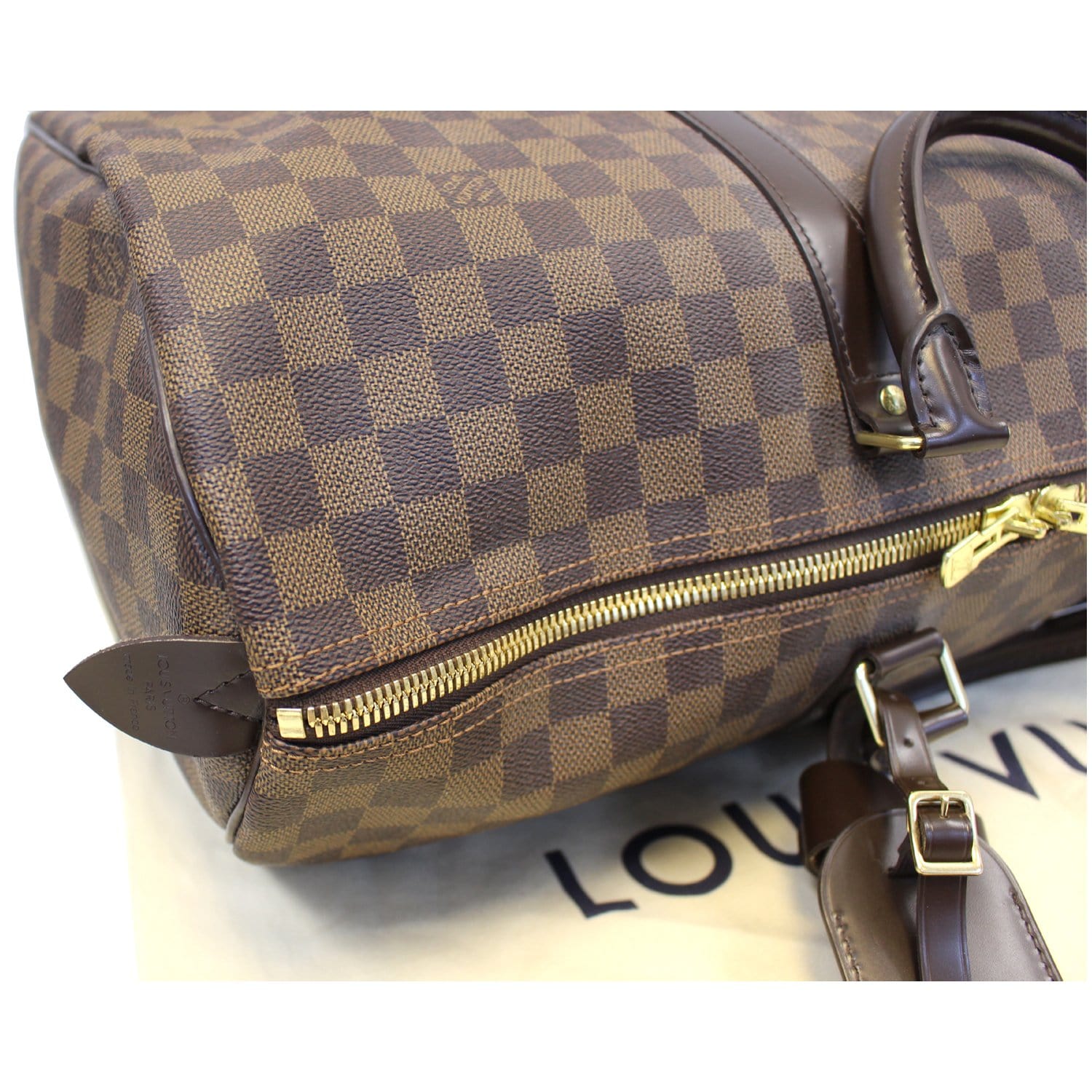 Louis-Vuitton Damier Keep All Boston Bag