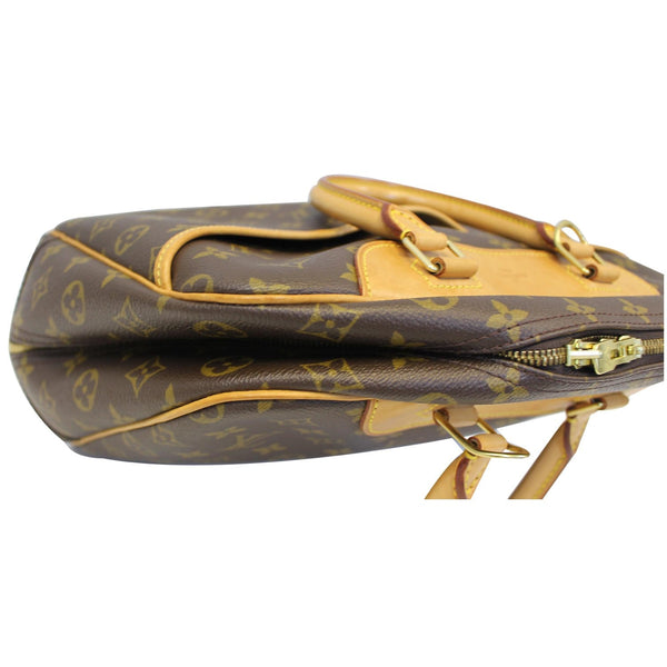 LOUIS VUITTON Deauville Monogram Canvas Boston Satchel Bag Brown-US