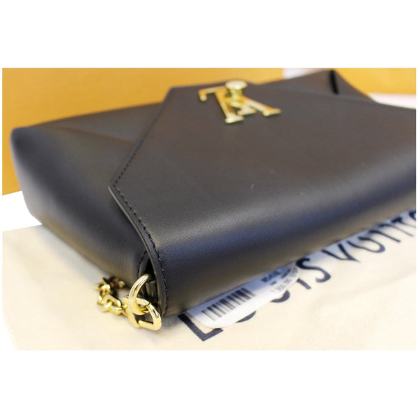 LOUIS VUITTON Love Note Calfskin Leather Shoulder Bag Black-US