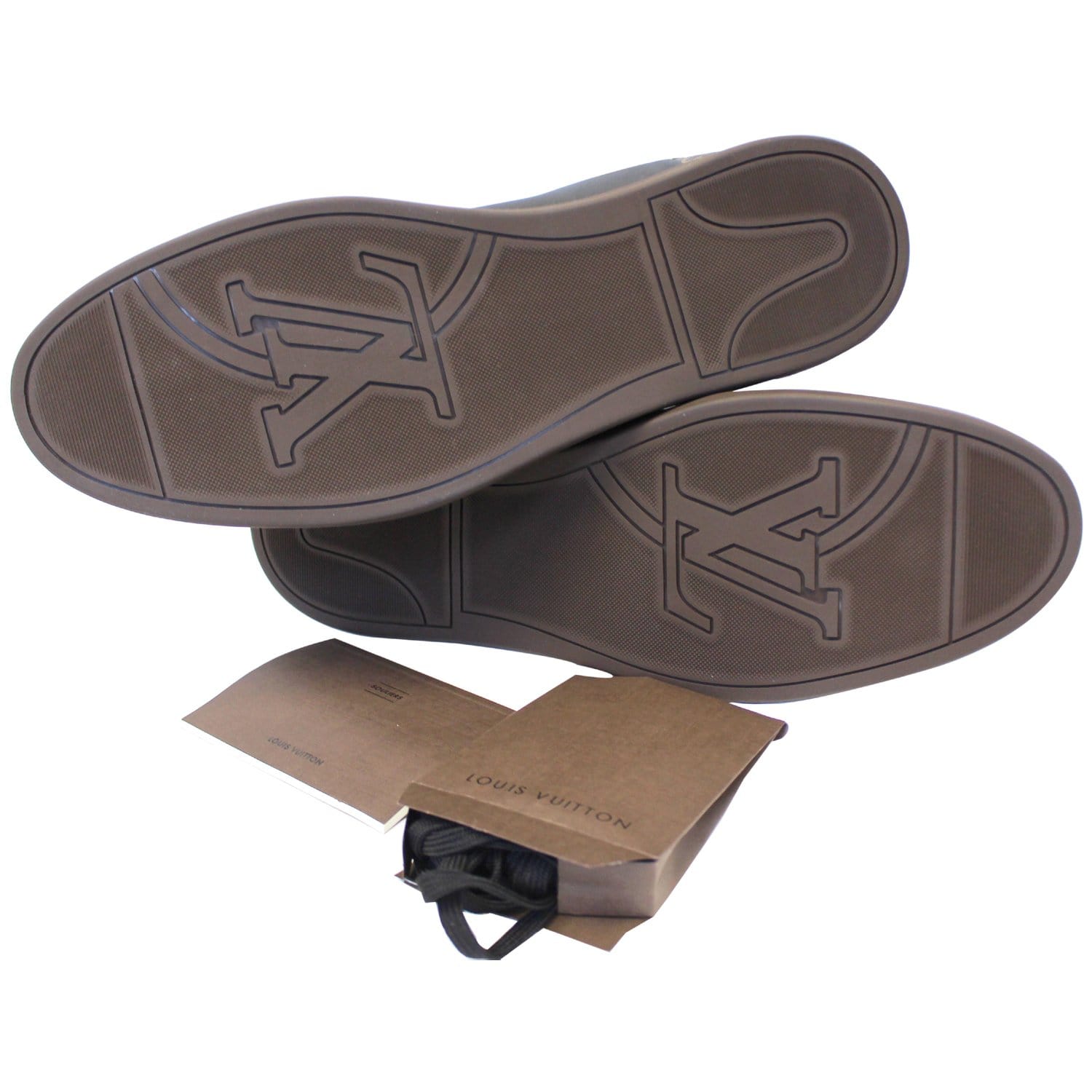 LOUIS VUITTON Line Up Monogram High Top Sneakers Black US 13-US